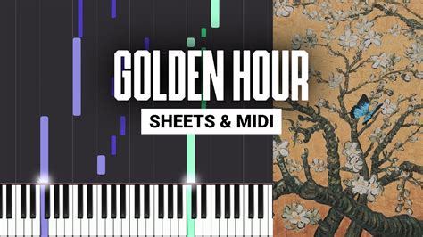 Golden Hour Jvke Piano Tutorial Sheet Music And Midi Youtube