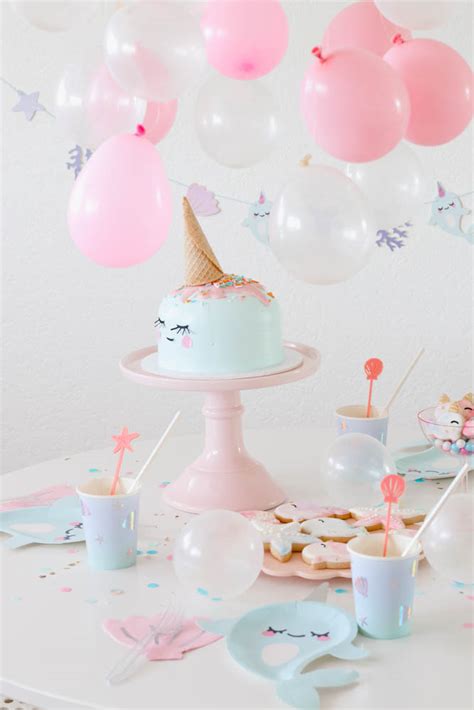 Party-in-place: Narwhal Themed Party to celebrate end of summer