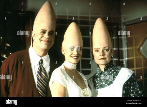 CONEHEADS, Dan Aykroyd, Michelle Burke, Jane Curtin, 1993 Stock Photo ...