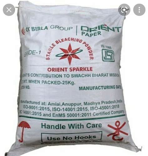 Industrial Grade CK Birla Bleaching Powder For Water Disinfectant 25