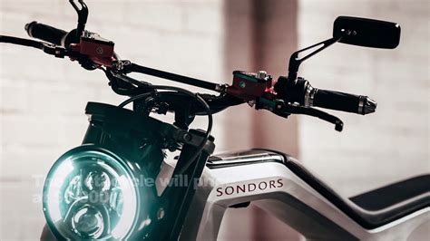 Sondors Metacycle Electric Motorcycle First Look Video Dailymotion