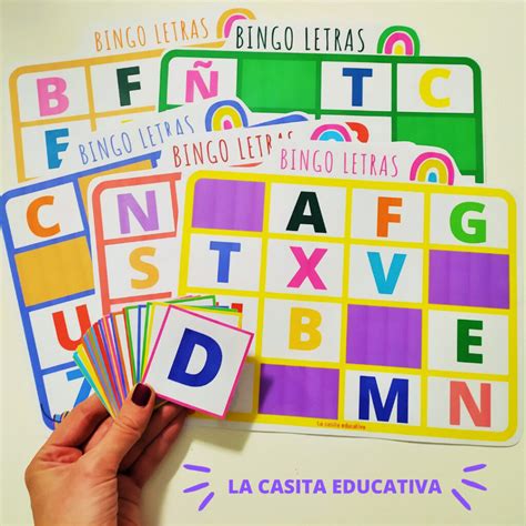 Bingo Letras La Casita Educativa