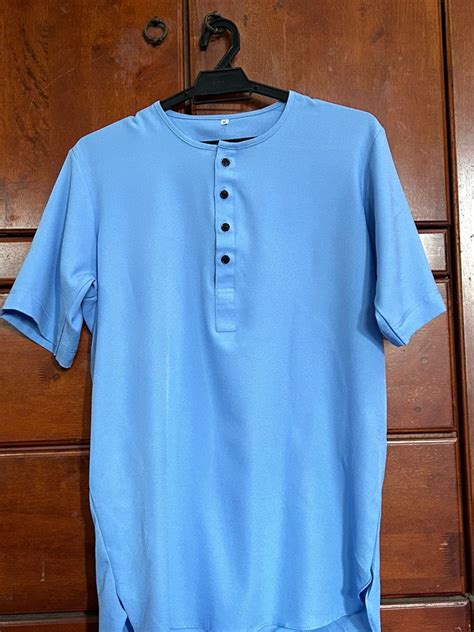 Baju Melayu Lengan Pendek Mens Fashion Muslim Wear Baju Melayu On