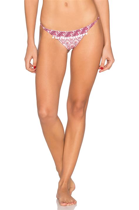 SKYE Staghorn Medina String Bikini Bottom In Hibiscus REVOLVE