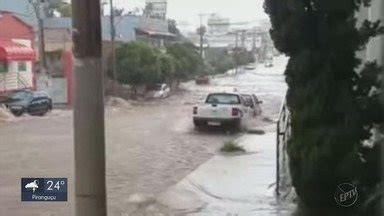 Jornal da EPTV 2ª Edição Sul de Minas Forte chuva causa alagamentos