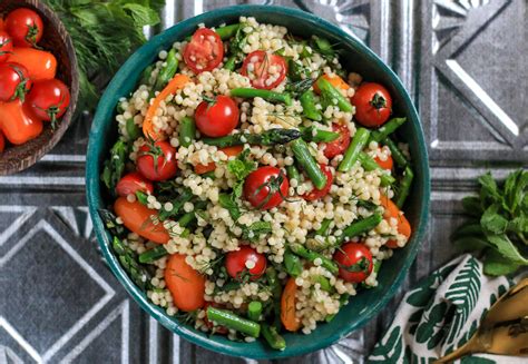 Cold Israeli Couscous Salad With Caper Dressing Jillian Rae Cooks