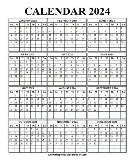 Julian Calendar 2024 Printable Pdf Free Printable Online