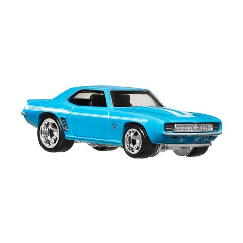 Mattel Hot Wheels Velozes e Furiosos Veículo Colecionável Premium 69 Chevrolet Camaro