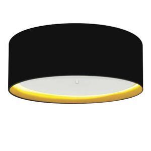 Plafon Para Sala Cil Ndrico Sl C Pula Cor Preto Amarelo Leroy Merlin