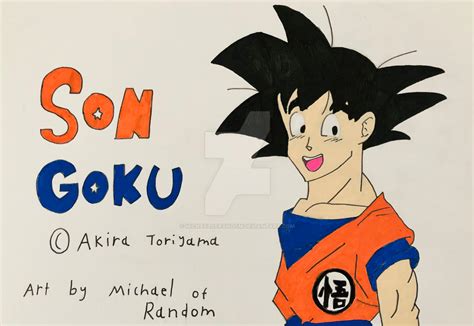 Son Goku Colour Ver By Michaelofrandom On Deviantart