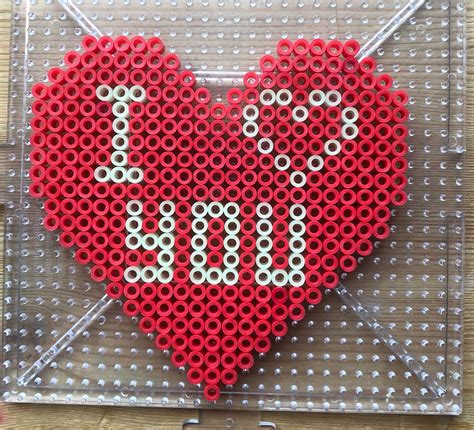 Heart Perler Bead Patterns Designs And Ideas