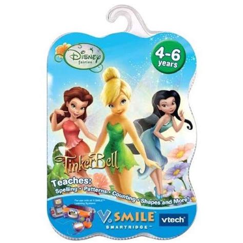 Vtech V Smile Smartridge Disney Fairies Tinker Bell Details Could Be Discovered By Clicking