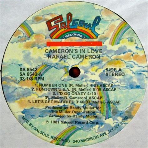 Rafael Cameron Camerons In Love LP WasserBassin