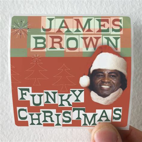 James Brown A Soulful Christmas Album Cover Sticker Album Cover Sticker