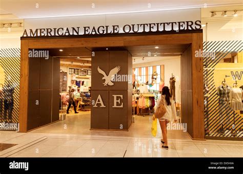 American Eagle Outfitters store shop, Dubai Mall, Dubai, UAE, United ...