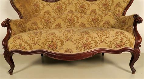 Original Louis Philippe Sofa Aus Mahagoni Gefertigt Um Antik