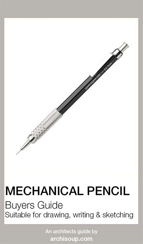 Best Mechanical Pencil For Architects - archisoup | Best mechanical pencil, Mechanical pencils ...