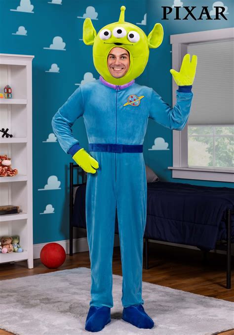 Adult Disney And Pixar Toy Story Alien Costume Adult Disney Costumes