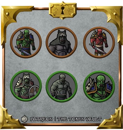 Free Tokens Border Editor The Token Vault Dnd Art Colorful