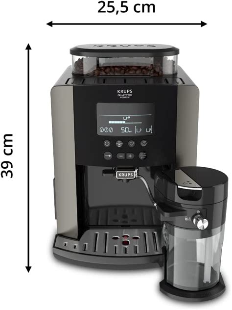 Krups EA819E Arabica Latte Quattro Force Fully Automatic Coffee Machine