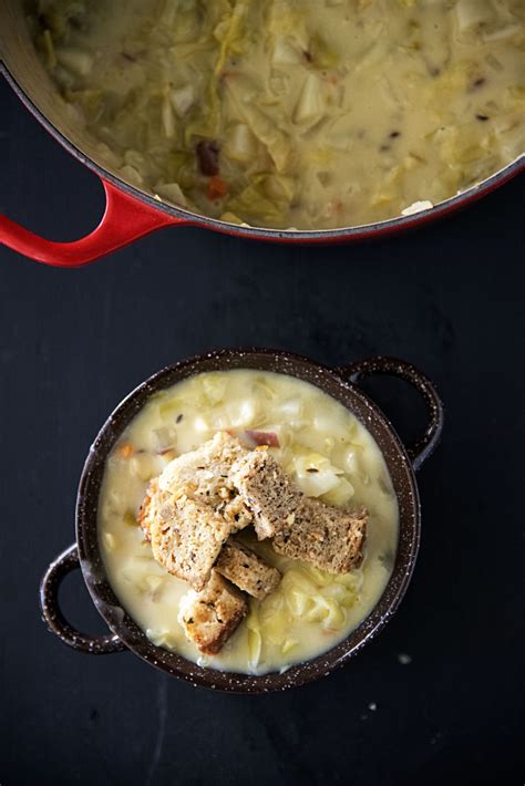 Vegetarian Creamy Cabbage Potato Soup