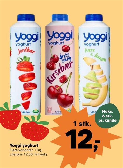 Yoggi Yoghurt Tilbud Hos SuperBrugsen