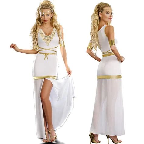 Women Sexy Greek Goddess Princess Costume Cosplay Uniform Adult Ladies