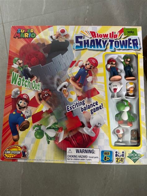 Super Mario Blow Up Shaky Tower Hobbies Toys Toys Games On Carousell