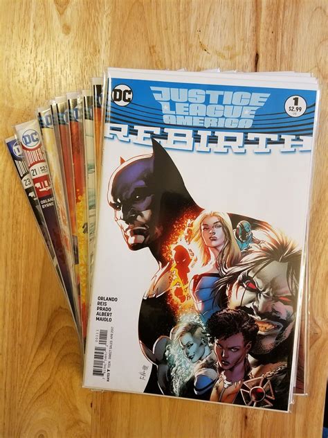 Comicsvalue Justice League Of America Rebirth Lot 1 23 Rebirth 1