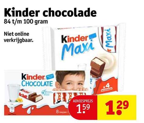 Kinder Chocolade Aanbieding Bij Kruidvat Folders Nl