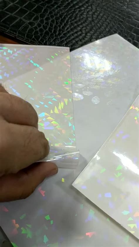 Cold Lamination Holographic Transparent Film Holographic Cold