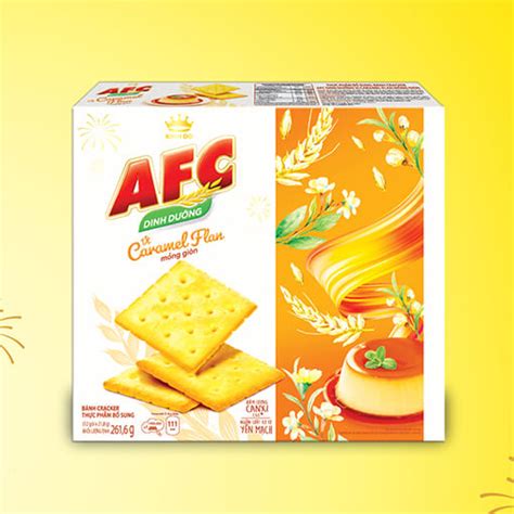 Bánh Quy AFC Vị Caramel Flan