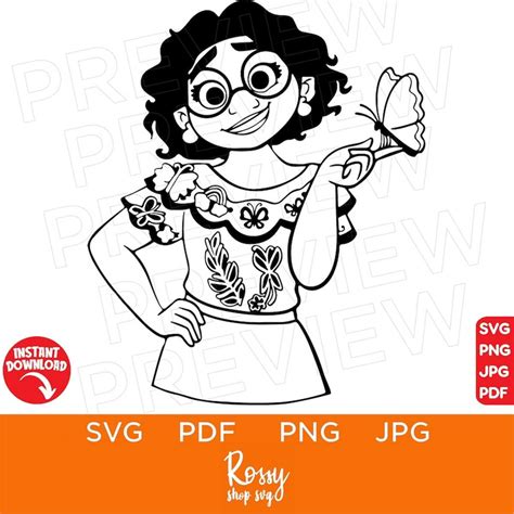 Encanto Svg Mirabel Svg Png Clipart Svg Cut File Cut File Inspire