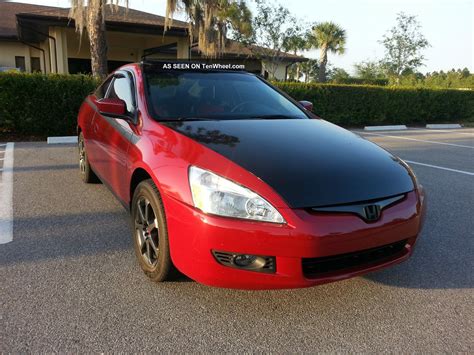 2004 Honda Accord 2dr Coupe Custom Made Miami Heat Colors