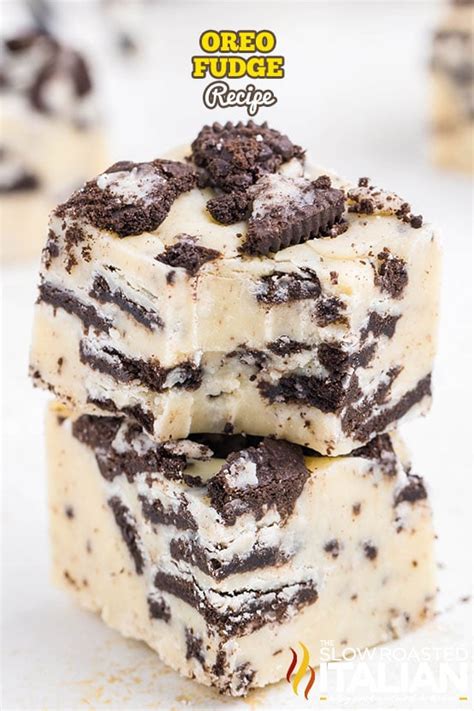 Easy White Chocolate Oreo Fudge 3 Ingredient Recipe The Slow Roasted Italian