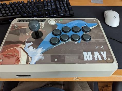 I Created This Fightstick Artwork Of May Guilty Gear Strive Mayflash F500 Templates Are On