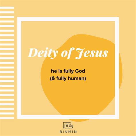 Deity Of Jesus Essentials You Need To Know Binmin