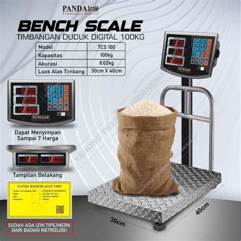 Jual Timbangan Digital Kg Timbangan Duduk Bench Scale Kg