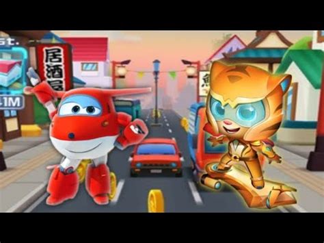 Super Wings Jett Run Vs Talking Tom Hero Dash Android Gameplay