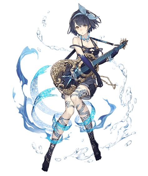 Safebooru 1girl Alice Sinoalice Barefoot Blue Hair Breasts Choker