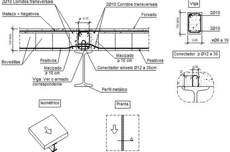 Detalles Construtivos CYPE FIU450 Apoio Entre Vanos Sobre Viga