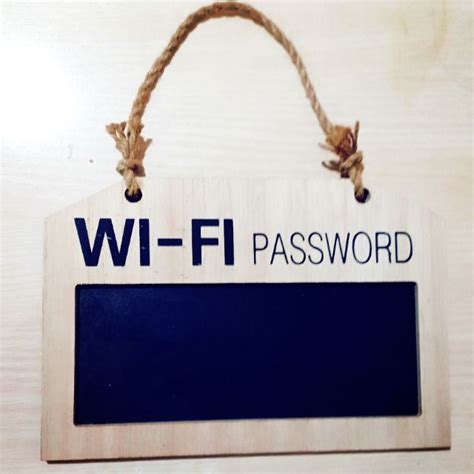 Wifi Password Signage LSE Shopee Philippines