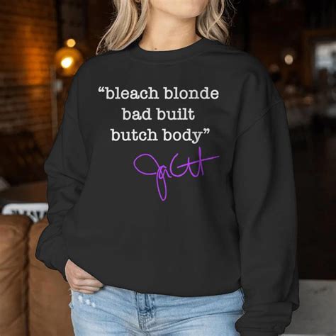 Bleach Blonde Bad Built Butch Body Jasmine Crockett Women Sweatshirt Mazezy AU