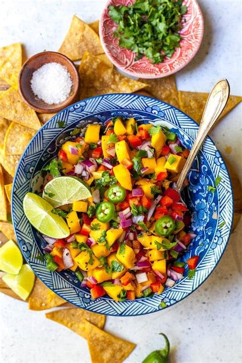 Easy Mango Salsa {fresh } Two Peas And Their Pod