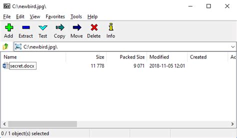 Hiding files inside images - Sysjolt