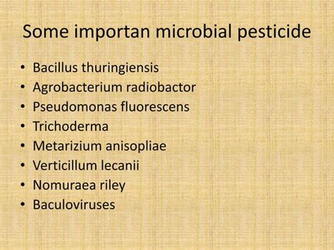 Biopesticide 2 Pptx This Slides Helps To Know The Different Types Of