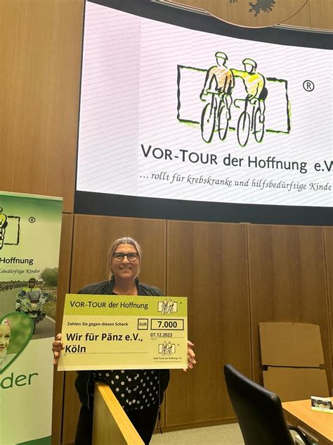 wir für pänz Charity Golfturnier mit toller Spende