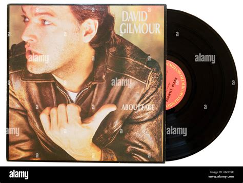 David Gilmour About Face Album Stock Photo Alamy