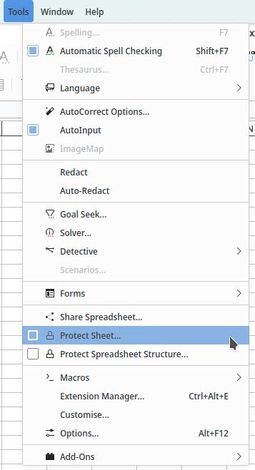 Unprotecting Cells In Code Calc Calc Collabora Online