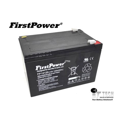 Firstpower Surepower V Ah Rechargeable Sealed Lead Acid Battery